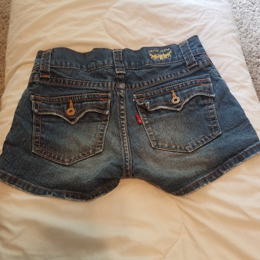 Levi's vintage button fly denim shorts